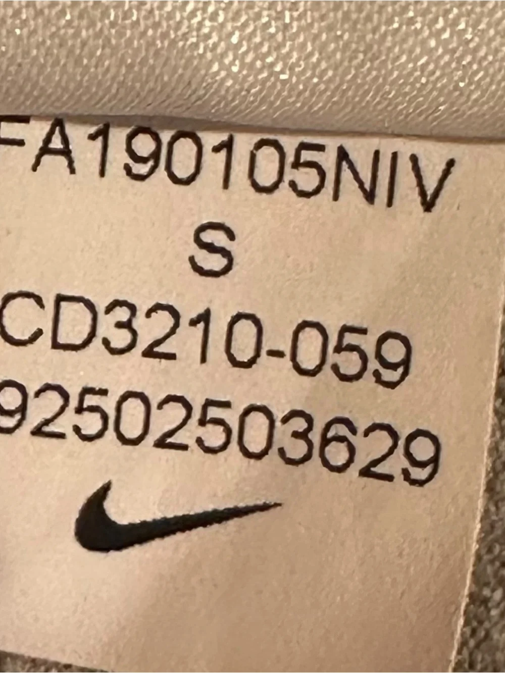 Nike authentic dri